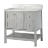 Foster Wood Backsplash Sink Vanity-Kirkland's Home Online