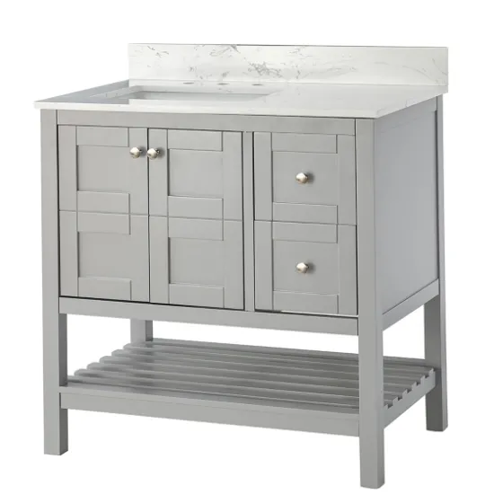 Foster Wood Backsplash Sink Vanity-Kirkland's Home Online