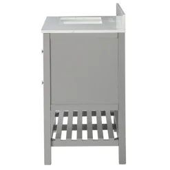 Foster Wood Backsplash Sink Vanity-Kirkland's Home Online