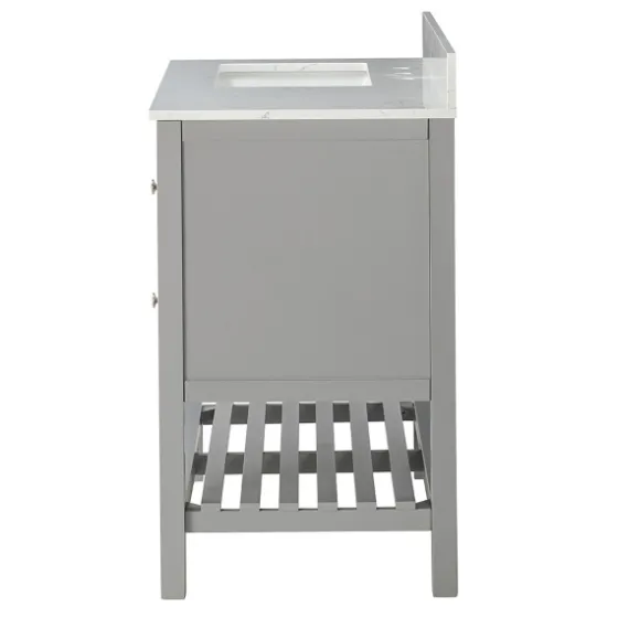 Foster Wood Backsplash Sink Vanity-Kirkland's Home Online