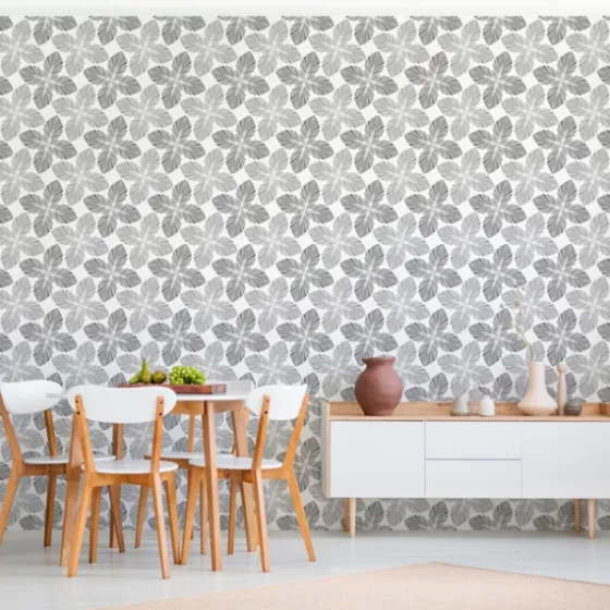 Four-Leafed Pattern Peel And Stick Wall Mural-Kirkland's Home Best Sale