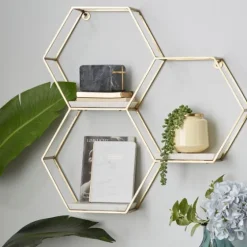 Frame Marble Honeycomb Wall Shelf-Kirkland's Home Best