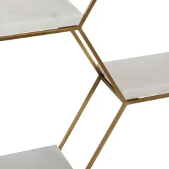 Frame Marble Honeycomb Wall Shelf-Kirkland's Home Best