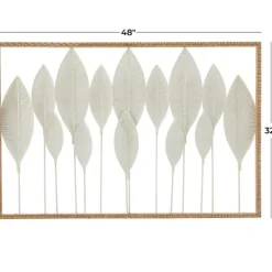 Framed Cut-Out Leaves Wall Plaque-Kirkland's Home Cheap