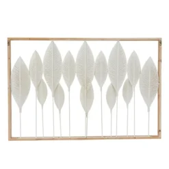 Framed Cut-Out Leaves Wall Plaque-Kirkland's Home Cheap
