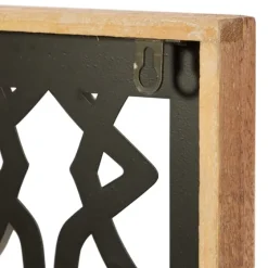 Framed Matte Black Metal Wall Plaques, Set Of 4-Kirkland's Home Sale