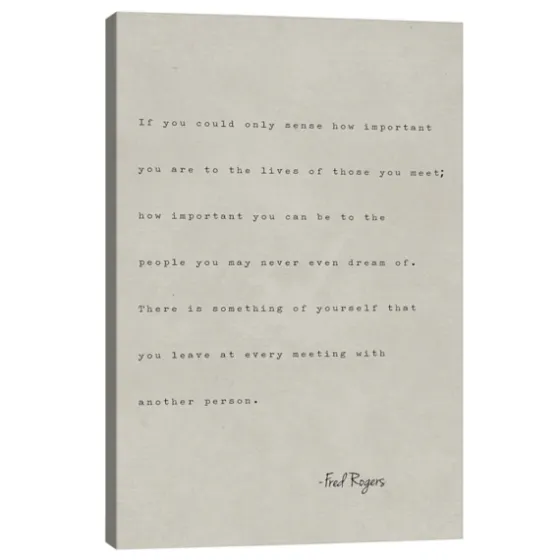 Fred Rogers If You Could Canvas Art Print-Kirkland's Home Store