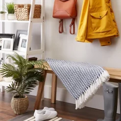 French And White Arrowhead Throw-Kirkland's Home Fashion