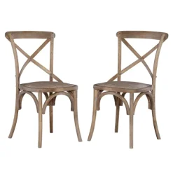 French Country X-Back Dining Chairs, Set Of 2-Kirkland's Home Best Sale