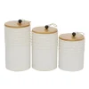 French Scalloped Canisters, Set Of 3-Kirkland's Home Outlet