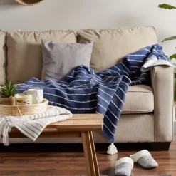 French Slub Stripe Decorative Throw-Kirkland's Home Online
