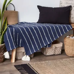 French Slub Stripe Decorative Throw-Kirkland's Home Online