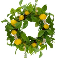Fresh Daisies And Lemons Wreath-Kirkland's Home Store