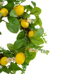 Fresh Daisies And Lemons Wreath-Kirkland's Home Store