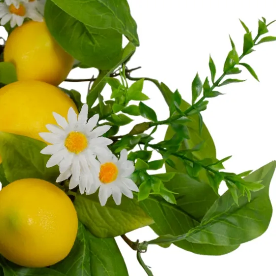 Fresh Daisies And Lemons Wreath-Kirkland's Home Store