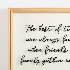 Friends & Family Gather Round Glass Wall Plaque-Kirkland's Home Best Sale