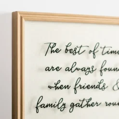 Friends & Family Gather Round Glass Wall Plaque-Kirkland's Home Best Sale