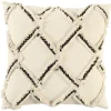 Fringe Stitched Lattice Throw Pillow-Kirkland's Home New