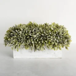 Frosted Sage Arrangement In Wooden Box-Kirkland's Home Online