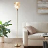 Frosted Starlight Golden Floor Lamp-Kirkland's Home Discount