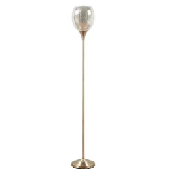 Frosted Starlight Golden Floor Lamp-Kirkland's Home Discount