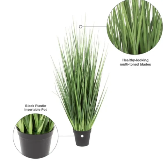 Full Green Grass Potted Plant-Kirkland's Home Discount