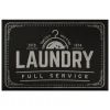 Full Service Laundry Black Floor Mat, 24X36-Kirkland's Home Best