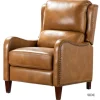 Full-Grain Leather Recliner Accent Chair-Kirkland's Home Shop