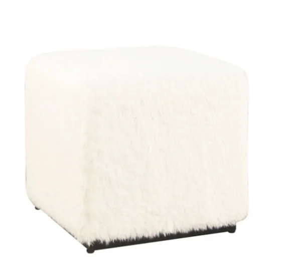 Fur Cube Ottoman-Kirkland's Home Store