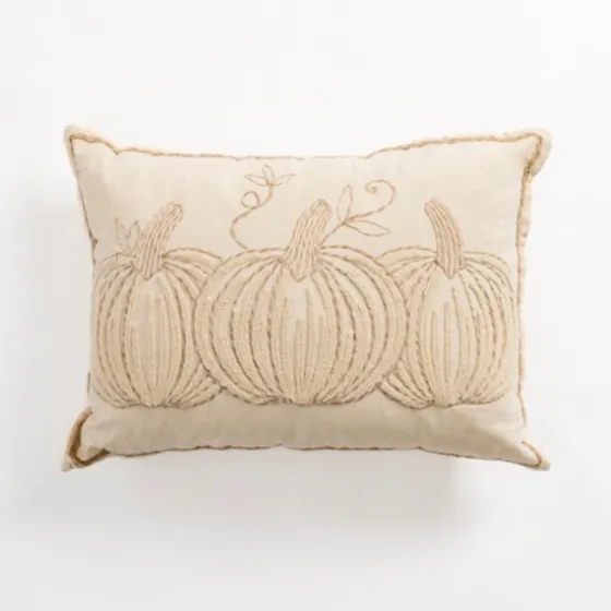 Fuzzy Pumpkin Trio Lumbar Pillow-Kirkland's Home Online