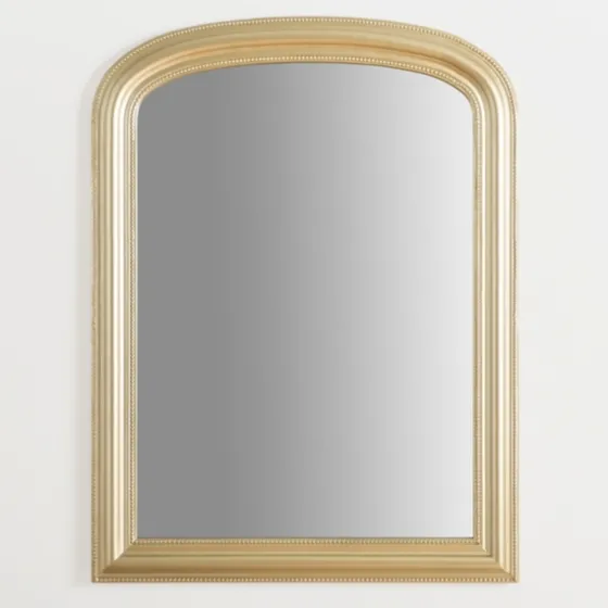 Galina Golden Beaded Arch Mirror-Kirkland's Home Sale
