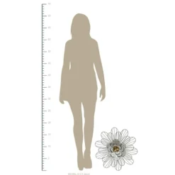 Galvanized Daisy Plaque-Kirkland's Home Online