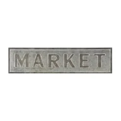 Galvanized Iron Market Wall Sign-Kirkland's Home New