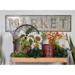 Galvanized Iron Market Wall Sign-Kirkland's Home New