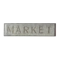 Galvanized Iron Market Wall Sign-Kirkland's Home New