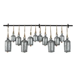 Galvanized Round Bells Wall Plaque-Kirkland's Home Cheap