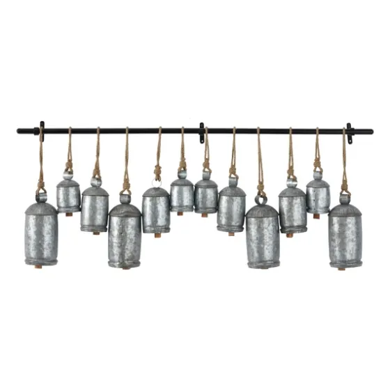 Galvanized Round Bells Wall Plaque-Kirkland's Home Cheap