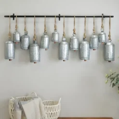 Galvanized Round Bells Wall Plaque-Kirkland's Home Cheap