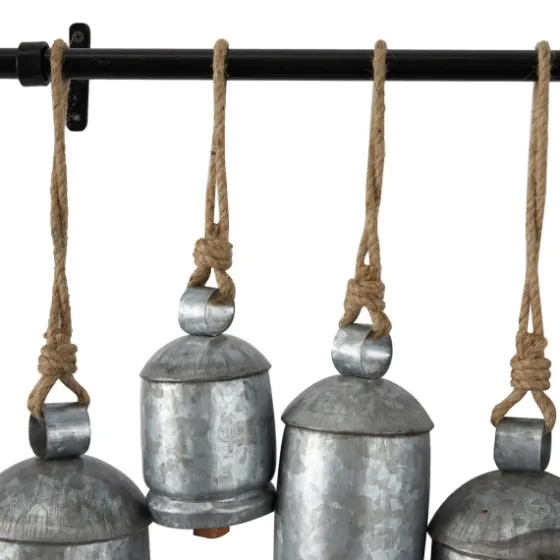 Galvanized Round Bells Wall Plaque-Kirkland's Home Cheap