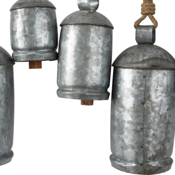 Galvanized Round Bells Wall Plaque-Kirkland's Home Cheap