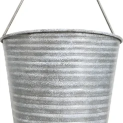 Galvanized Silver Bucket Wall Planters-Kirkland's Home Cheap
