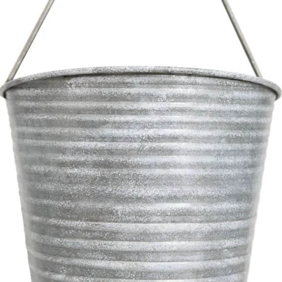 Galvanized Silver Bucket Wall Planters-Kirkland's Home Cheap