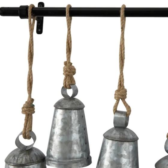 Galvanized Triangle Bells Wall Plaque-Kirkland's Home Outlet