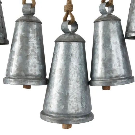 Galvanized Triangle Bells Wall Plaque-Kirkland's Home Outlet