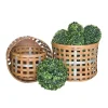 Galvanized Woven Wicker Baskets, Set Of 3-Kirkland's Home Store