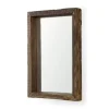 Garcelle Raw Wood Rectangle Wall Mirror-Kirkland's Home Sale