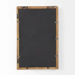 Garcelle Raw Wood Rectangle Wall Mirror-Kirkland's Home Sale
