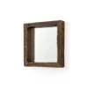 Garcelle Raw Wood Square Wall Mirror-Kirkland's Home Flash Sale