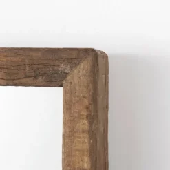 Garcelle Raw Wood Square Wall Mirror-Kirkland's Home Flash Sale