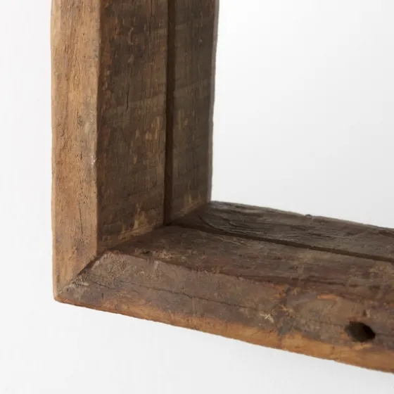 Garcelle Raw Wood Square Wall Mirror-Kirkland's Home Flash Sale